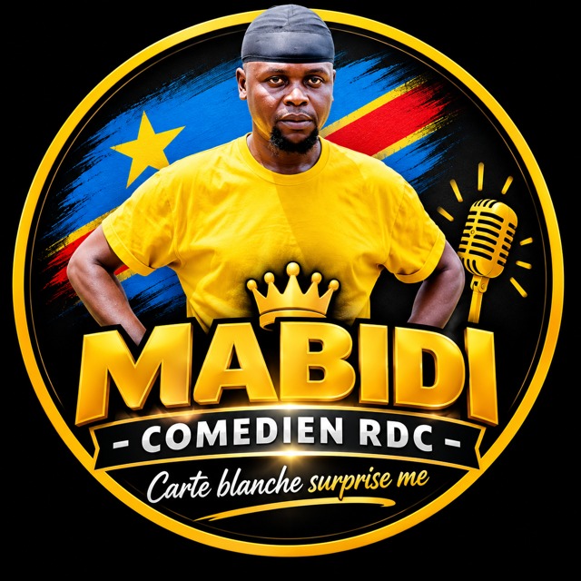 Logo Mabidi Comédien RDC